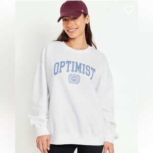 Old Navy oversized tunic sweatshirt